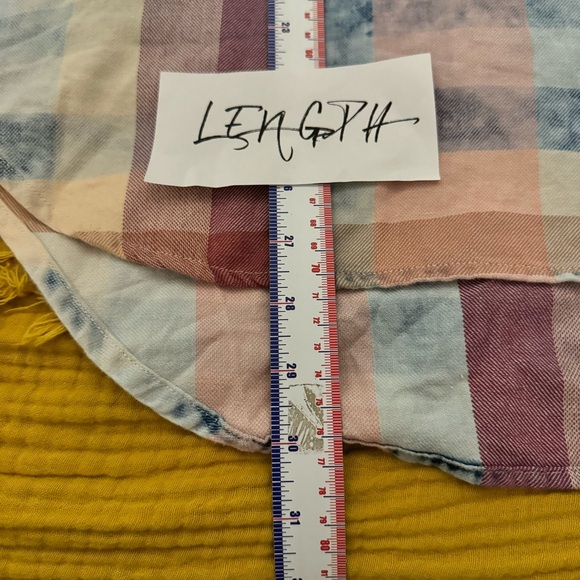 Anthropology Isabella Sinclair plaid top - Picture 7 of 7